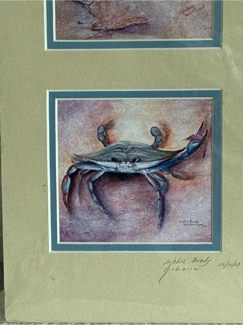 2005 signed  By Debbie Brady Robinson Paint